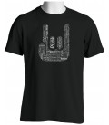 T-shirt Hand Punk Rock n'Roll !