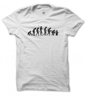 T-shirt Evolution de l'homme en GeeK