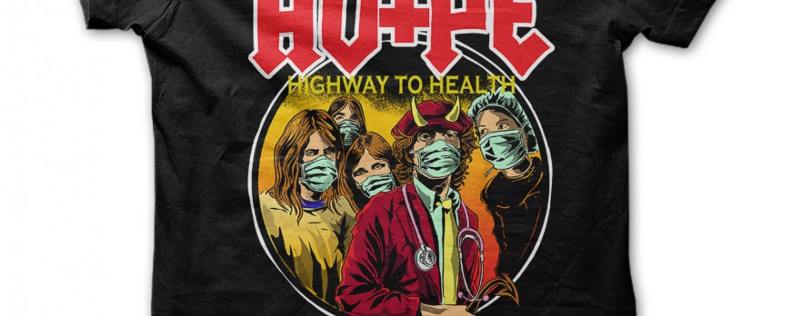 Tee Shirt Highway to Health HO/PE - Tee Shirt hommage AC/DC